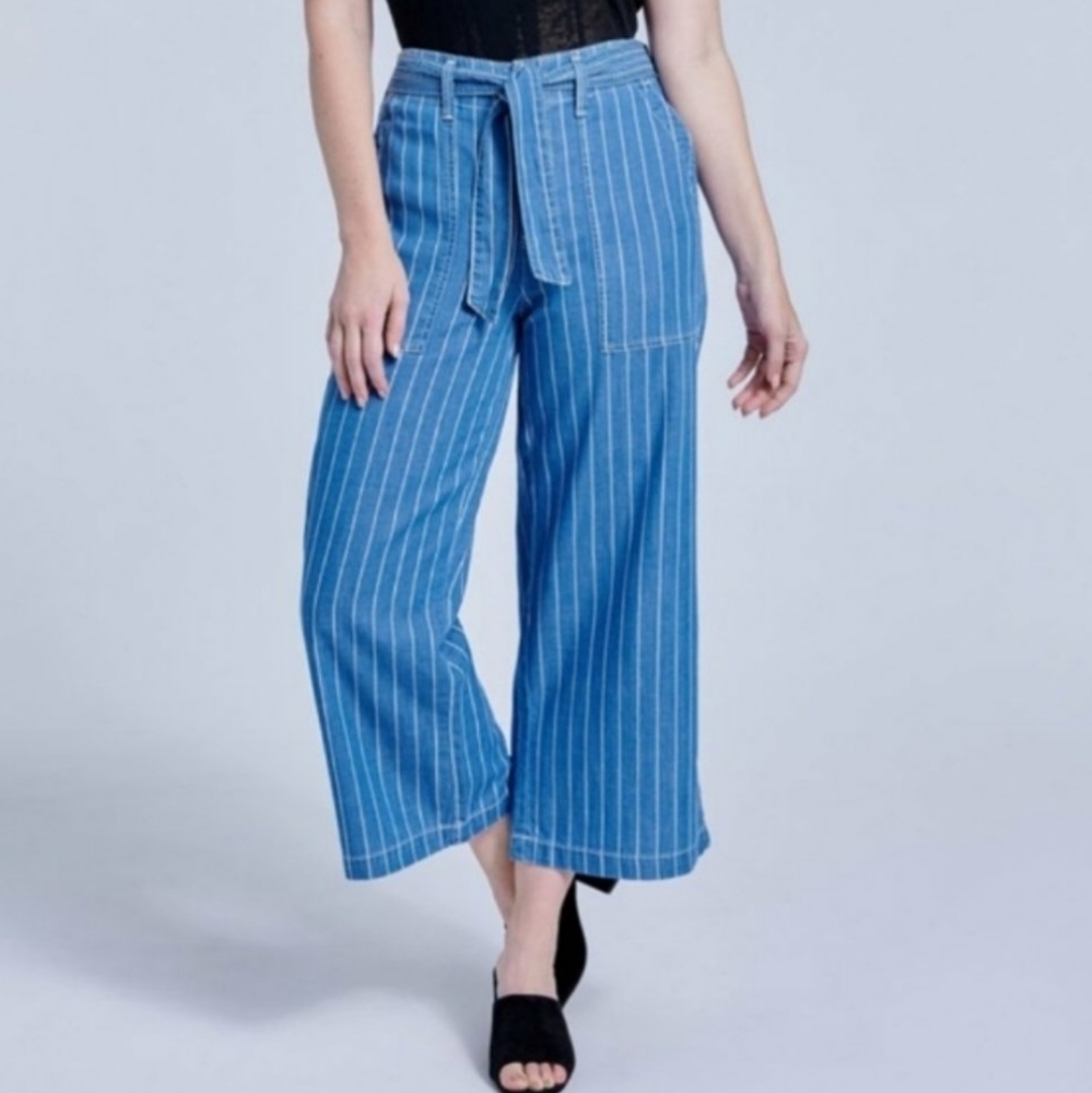 Seven 7 chambray crop pants size 14 (88)